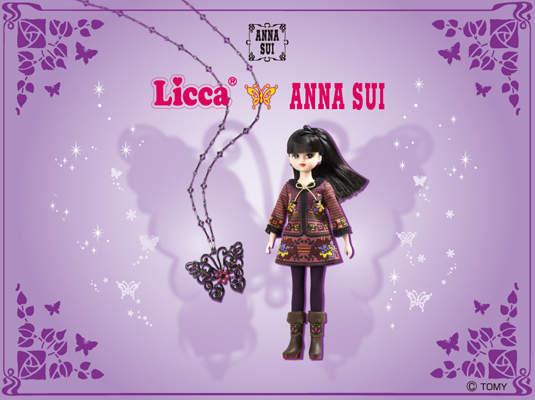 ANNA SUI安娜蘇 x Licca 莉卡娃娃 限量 900 組即將發售 - 圖片1 ANNA SUI安娜蘇 x Licca 莉卡娃娃 限量 900 組即將發售 - 圖片1