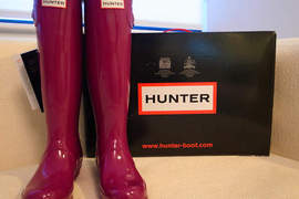 Hunter 雨鞋Original Tall紫羅蘭色經典款開箱 Hunter 雨鞋Original Tall紫羅蘭色經典款開箱