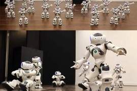 人形機器人Nao組團大跳斧頭幫 人形機器人Nao組團大跳斧頭幫