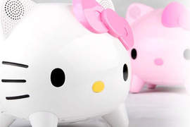 iPhone專用 Hello Kitty 造型音響喇叭 iPhone專用 Hello Kitty 造型音響喇叭
