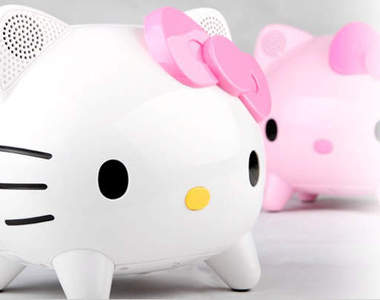 iPhone專用 Hello Kitty 造型音響喇叭 iPhone專用 Hello Kitty 造型音響喇叭
