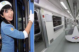 韓國捷運改頭換面 公車小姐大復活 韓國捷運改頭換面 公車小姐大復活