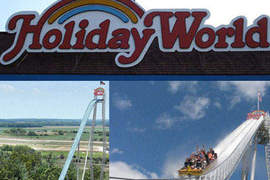 世界上最長水道在Holiday world遊樂園 世界上最長水道在Holiday world遊樂園