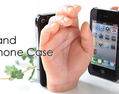 「手」造型 iPhone4保護殼 每天想握著你講電話 「手」造型 iPhone4保護殼 每天想握著你講電話