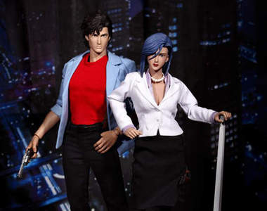 城市獵人(City Hunter)冴羽獠 & 野上冴子可動人偶 城市獵人(City Hunter)冴羽獠 & 野上冴子可動人偶