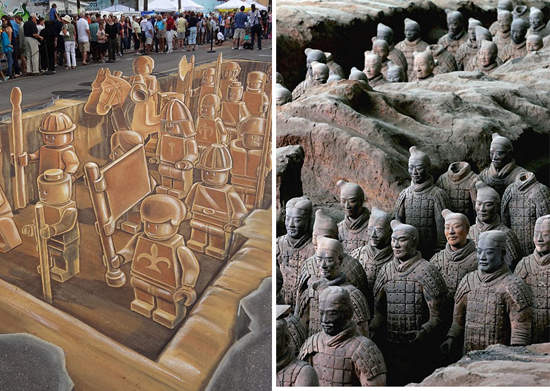 樂高版兵馬俑 咦~是畫的?! 樂高版兵馬俑 咦~是畫的?!