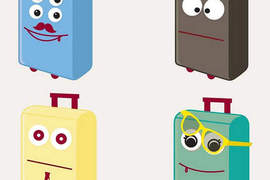 我不能不看見MUJI OJOKEESUS Suitcase Eyes的大眼睛 我不能不看見MUJI OJOKEESUS Suitcase Eyes的大眼睛
