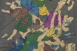 1870年代日本報紙上如浮世繪一般的新聞插圖 1870年代日本報紙上如浮世繪一般的新聞插圖