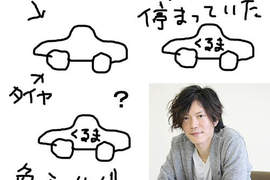 畫這樣你看得出來田邊誠一想找的車款是什麼嗎? 畫這樣你看得出來田邊誠一想找的車款是什麼嗎?