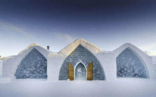 冰天雪地裡的《冰旅館》，讓你試試睡在小龍女的寒冰床上！！