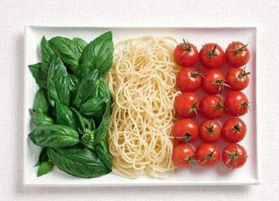 用食物做出來的12國旗 - 圖片2 用食物做出來的12國旗 - 圖片2