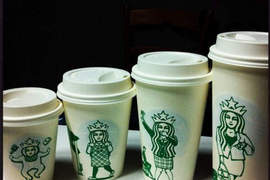 韓國Starbucks手繪達人~~我也要一杯老闆女王咖啡杯 韓國Starbucks手繪達人~~我也要一杯老闆女王咖啡杯