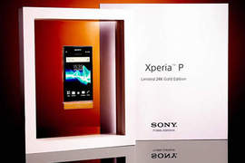 《Sony Xperia P》黃金24K金身加持 超閃光限量亮相~ 《Sony Xperia P》黃金24K金身加持 超閃光限量亮相~