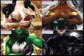 DC與Marvel女英雄 聯手防治乳癌 DC與Marvel女英雄 聯手防治乳癌