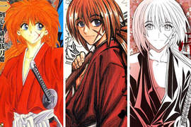 文庫版《神劍闖江湖》劍心造型變變變~ 文庫版《神劍闖江湖》劍心造型變變變~