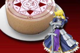 Fate/Zero Saber 《我問你,你是我的主人嗎?》魔法陣蛋糕~召喚中! Fate/Zero Saber 《我問你,你是我的主人嗎?》魔法陣蛋糕~召喚中!