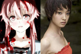 ﹝未來日記真人版﹞剛力彩芽演出我妻由乃! ﹝未來日記真人版﹞剛力彩芽演出我妻由乃!