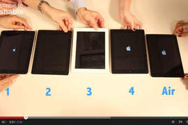 蘋果iPad Air VS 歷代iPad開機、上網速度大PK 究竟勝負結果是... 蘋果iPad Air VS 歷代iPad開機、上網速度大PK 究竟勝負結果是...