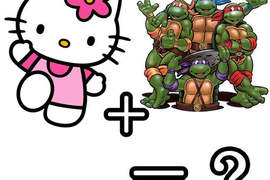 《KT×TMNT》凱蒂貓+忍者龜 kitty辛苦你了(拍肩) 《KT×TMNT》凱蒂貓+忍者龜 kitty辛苦你了(拍肩)