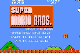 《Full Screen Mario》長螢幕網頁版超級瑪利歐好好玩(跳) 《Full Screen Mario》長螢幕網頁版超級瑪利歐好好玩(跳)