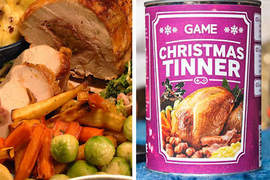 《Christmas Tinner》聖誕節一邊打電動一邊享用的~大餐...罐頭... 《Christmas Tinner》聖誕節一邊打電動一邊享用的~大餐...罐頭...