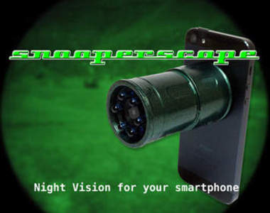 Snooperscope外接式「夜視」手機鏡頭 你想要偷拍什麼~(快招) Snooperscope外接式「夜視」手機鏡頭 你想要偷拍什麼~(快招)