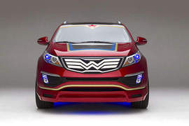 神力女超人版《Kia Sportage》紐約車展驚奇現身~ 神力女超人版《Kia Sportage》紐約車展驚奇現身~