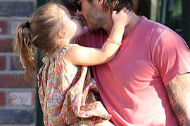 貝克漢家小公主《Harper Beckham》也要追隨老爸腳步踢足球嗎? 貝克漢家小公主《Harper Beckham》也要追隨老爸腳步踢足球嗎?