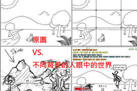 不同背景的差異 這張圖怎麼越看越複雜?!(暈) 不同背景的差異 這張圖怎麼越看越複雜?!(暈)