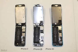 蘋果iPhone 5S/5C首發不專業「分屍」照來囉~(亮刀) 蘋果iPhone 5S/5C首發不專業「分屍」照來囉~(亮刀)