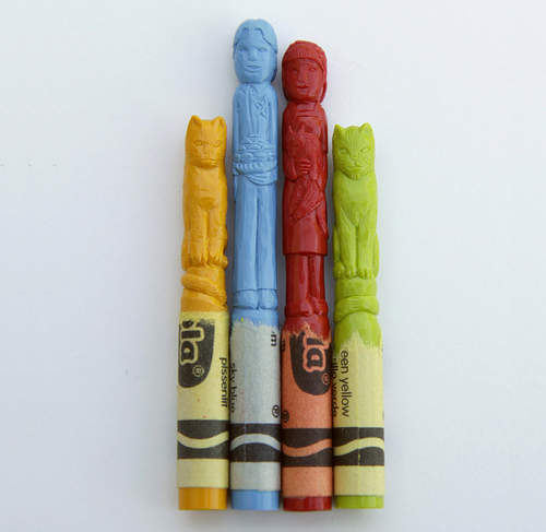 超可愛《蠟筆雕刻》可以拿來假裝西洋棋嗎？（誤）