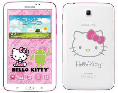 《Galaxy Tab 3 7.0》超~可愛Hello Kitty版登場 是想逼死誰♥♥♥ 《Galaxy Tab 3 7.0》超~可愛Hello Kitty版登場 是想逼死誰♥♥♥