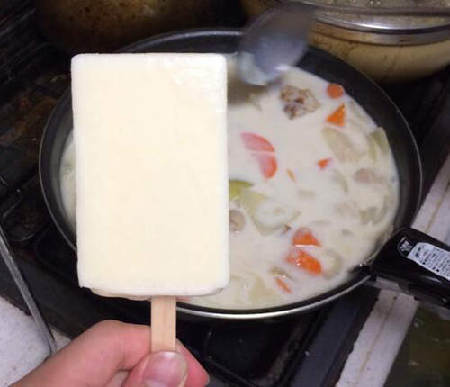 日本新推《奶油燉菜冰棒》加熱之後也一樣能變回奶油燉菜嗎？