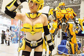 《のぐ》大黃蜂擬人性轉Cosplay 《のぐ》大黃蜂擬人性轉Cosplay