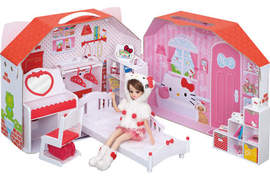 《Hello Kitty×莉卡娃娃》超夢幻Kitty娃娃屋也太想住進去了吧♥ 《Hello Kitty×莉卡娃娃》超夢幻Kitty娃娃屋也太想住進去了吧♥