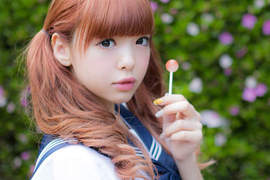 人形系混血麻豆《藤田Nicole》棒棒糖好吃喔♥(喂) 人形系混血麻豆《藤田Nicole》棒棒糖好吃喔♥(喂)