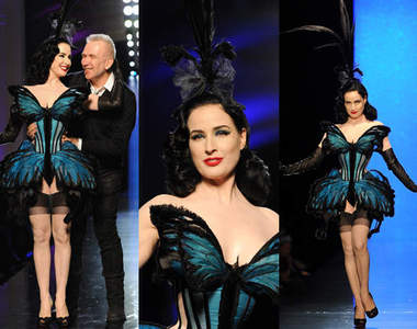 《最美脫衣舞孃》Dita Von Teese伸展絕美蝴蝶翅膀 《最美脫衣舞孃》Dita Von Teese伸展絕美蝴蝶翅膀