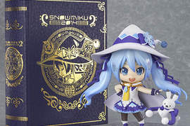 黏土人《魔法少女雪初音》魔法書台座 荷包君撐住啊QAQ 黏土人《魔法少女雪初音》魔法書台座 荷包君撐住啊QAQ