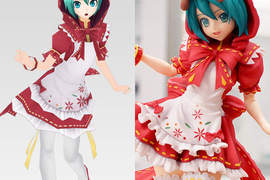 《初音未來》小紅帽模型 大野狼來了也捨不得吃掉 《初音未來》小紅帽模型 大野狼來了也捨不得吃掉
