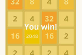 《2048》2+2、4+4、8+8...令人廢寢忘食的中毒小遊戲 《2048》2+2、4+4、8+8...令人廢寢忘食的中毒小遊戲