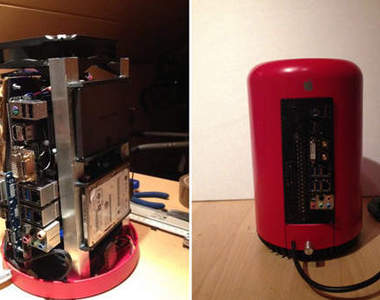 神人級DIY《超殺Mac Pro桌機》...真的用垃圾桶改裝吶ww 神人級DIY《超殺Mac Pro桌機》...真的用垃圾桶改裝吶ww