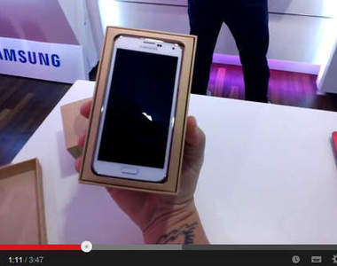 Samsung Galaxy S5新機皇 國外第一手開箱影片釋出 Samsung Galaxy S5新機皇 國外第一手開箱影片釋出