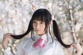 知曦 櫻花下的雙馬尾正妹太萌啦❤ 知曦 櫻花下的雙馬尾正妹太萌啦❤