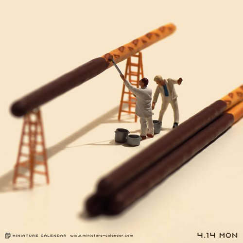 每日更新的《小人日曆》看慣的日常在小人世界裡原來是這樣的光景 每日更新的《小人日曆》看慣的日常在小人世界裡原來是這樣的光景
