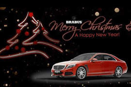 Brabus改造《賓士S-Class》應景耶誕元素上身 Brabus改造《賓士S-Class》應景耶誕元素上身