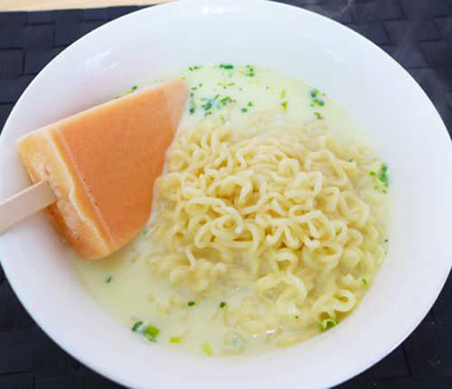 美味的《泡麵+冰棒》吃法　登場的當然是那「義大利麵冰棒」囉（奸）