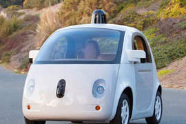 《Google的違反常理小汽車》不管開車技術有多爛都很難發生車禍的樣子 《Google的違反常理小汽車》不管開車技術有多爛都很難發生車禍的樣子