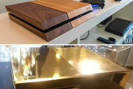 木頭PS4 vs 鍍金Xbox One 你掉進湖裡的是哪一台呢? 木頭PS4 vs 鍍金Xbox One 你掉進湖裡的是哪一台呢?