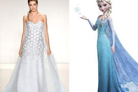 《冰雪奇緣》婚紗秀 公主們的婚紗真是太夢幻了 《冰雪奇緣》婚紗秀 公主們的婚紗真是太夢幻了