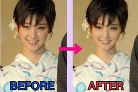 日本網友把《剛力彩芽》可愛化的PS照片 日本網友把《剛力彩芽》可愛化的PS照片